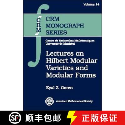 【3-4周达】精装 Lectures on Hilbert Modular Varieties and Modular Forms [9780821819951]
