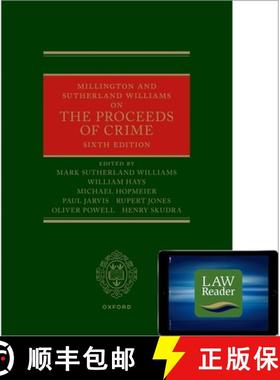 【3-4周达】Millington and Sutherland on the Proceeds of Crime 6th Edition 2v Set [With CDROM] [9780192868015]