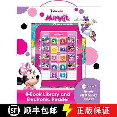 【3-4周达】Disney Junior Minnie: Me Reader Electronic Reader and 8-Book Library Sound Book Set: Elect... [9781450880831]