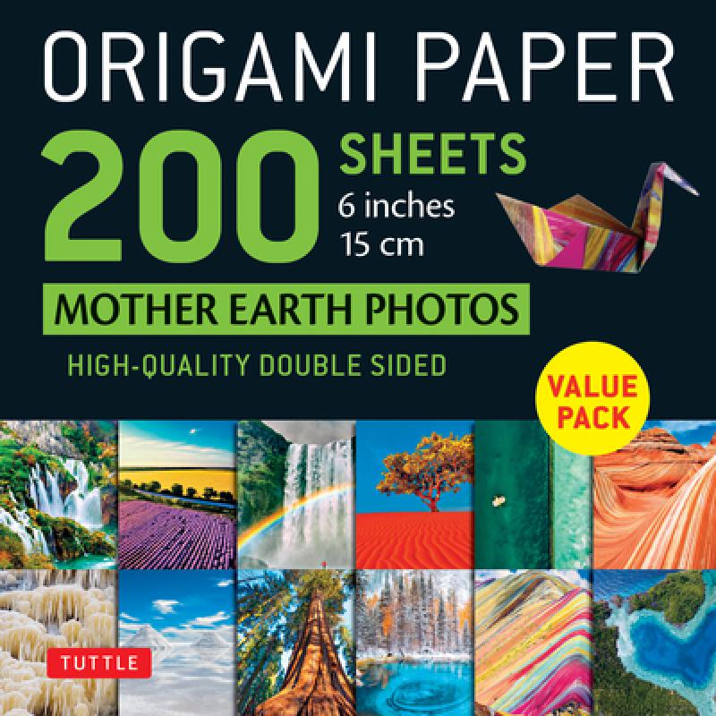 预订 Origami Paper 200 sheets Mother Earth Photos 6 (15 cm): Tuttle Origami Paper: Double Sided Origa... [9780804856508]高性价比高么？
