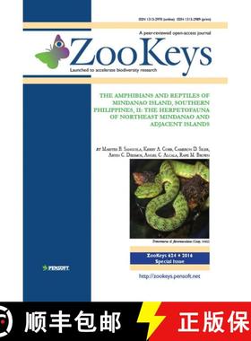 预订 ZooKeys 624: The Amphibians and Reptiles of Mindanao Island, Southern Philippines, II [9789546428370]