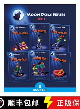 【3-4周达】Phonic Books Moon Dogs Set 1: Decodable Books for Older Readers (Alphabet at CVC Level) [9781783692972]
