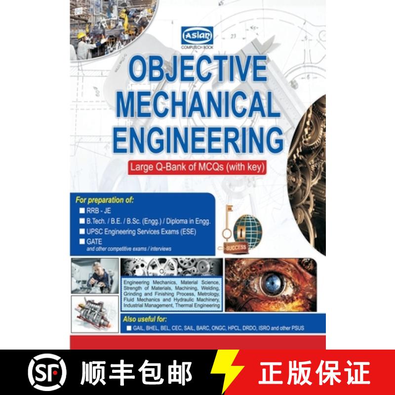 【2-3周达】Q-Bank Mcqs Rrb With Key Mechanical Engg. Objective [9788173179136]