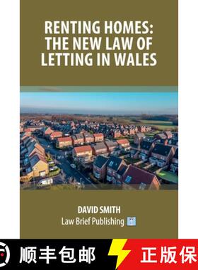 【3-4周达】Renting Homes: The New Law of Letting in Wales [9781913715496]