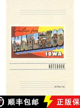 【3-4周达】Vintage Lined Notebook Greetings from Waterloo [9798385413744]