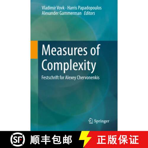 【3-4周达】精装 Measures of Complexity : Festschrift for Alexey Chervonenkis (1st ed. 2015) [9783319218519]