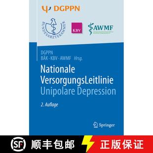 Leitlinie Depression 9783662529058 Unipolare 4周达 Versorgungsleitlinie Nationale
