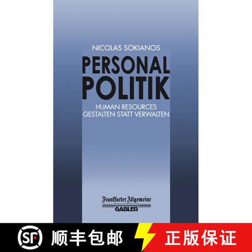 【3-4周达】Personal Politik: Human Resources Gestalten Statt Verwalten [9783322899996]