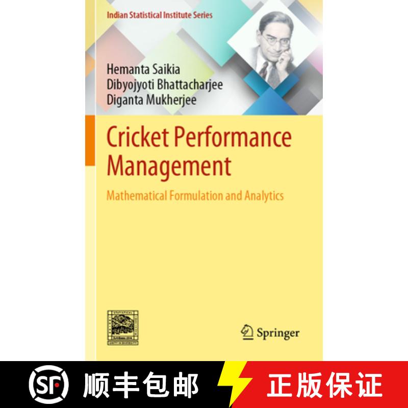 【3-4周达】Cricket Performance Management: Mathematical Formulation and Analytics [9789811513565]