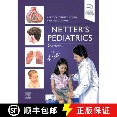 【3-4周达】精装 Netter's Pediatrics [9780323796088]