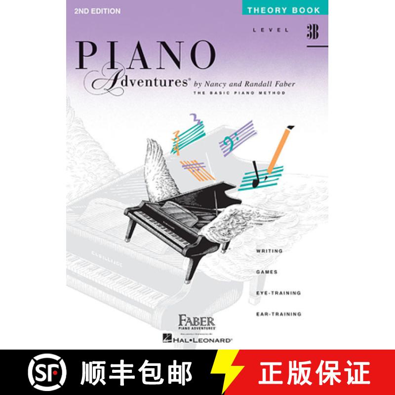 【3-4周达】Piano Adventures Theory Book Level 3B: 2nd Edition [9781616771812]