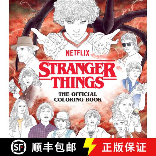 【3-4周达】Stranger Things: The Official Coloring Book [9781984861665]