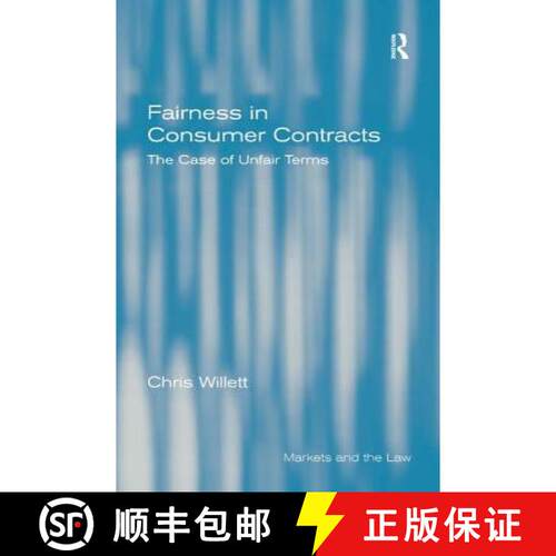 【3-4周达】精装 Fairness in Consumer Contracts : The Case of Unfair Terms [9781840144925]