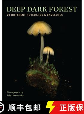 【3-4周达】Deep Dark Forest Notes: 20 Different Notecards and Envelopes [9781797221908]