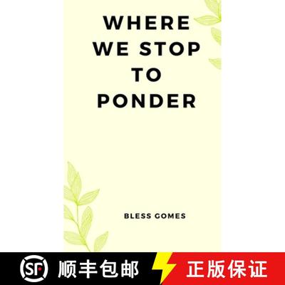【3-4周达】Where We Stop to Ponder [9789357445290]