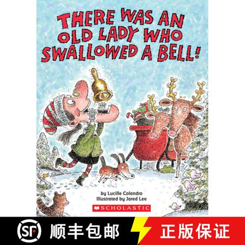 【3-4周达】There Was an Old Lady Who Swallowed a Bell! [9780545043618]