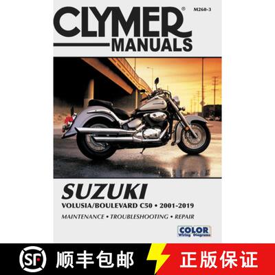 【3-4周达】Suzuki Volusia/Boulevard C50 (2001-2019) Clymer Repair Manual: Maintenance * Troubleshooti... [9781620923801]
