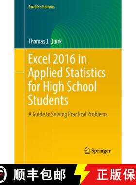 【3-4周达】Excel 2016 in Applied Statistics for High School Students: A Guide to Solving Practical Pr... [9783319899923]
