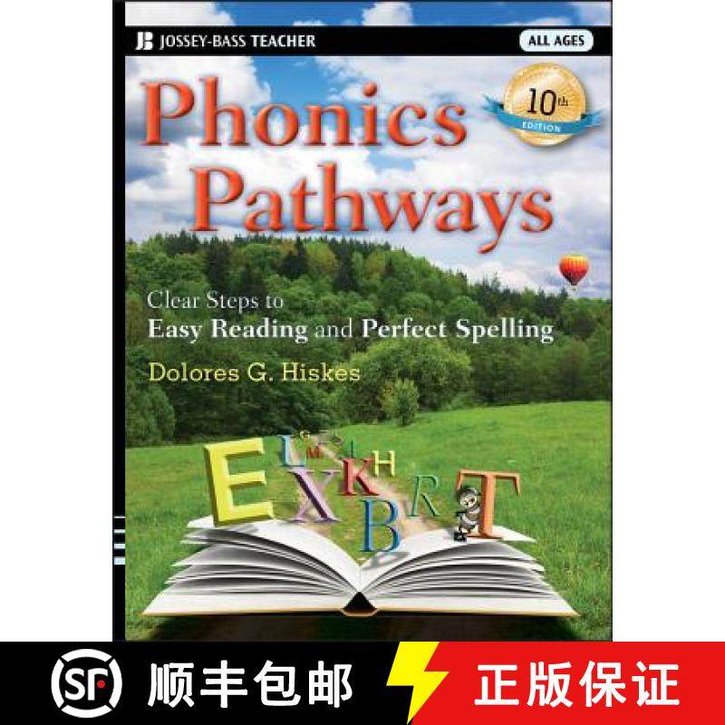 【3-4周达】Phonics Pathways: Clear Steps To Easy Reading And Perfect Spelling, 10Th Edition [Wiley教... [9781118022436]