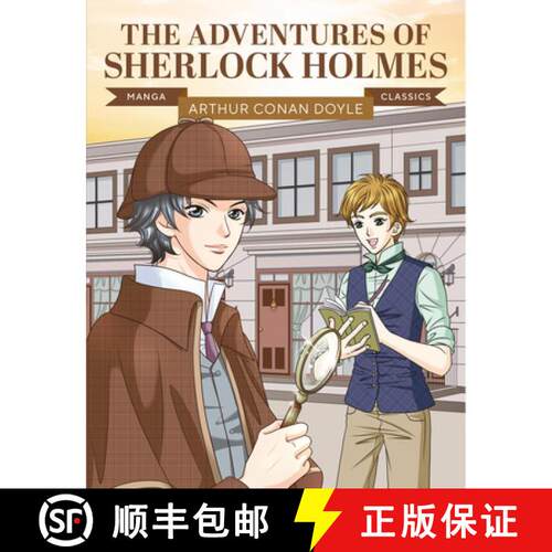 【3-4周达】Manga Classics: The Adventures of Sherlock Holme – Great Literature Brought to Life [9781787081666]