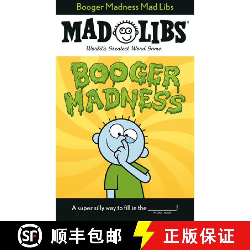 【3-4周达】Booger Madness Mad Libs: World's Greatest Word Game [9780593383902]