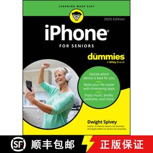 【3-4周达】iPhone for Seniors for Dummies, 2025 Edition [9781394290246]