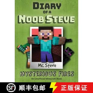 Diary 9781946525062 Fires Steve 4周达 Book Mysterious Minecraft Noob