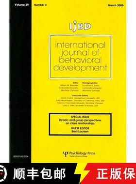 【3-4周达】International Journal of Behavioral Development, Volume 29: Special Issue Dyadic and Group... [9781841699912]