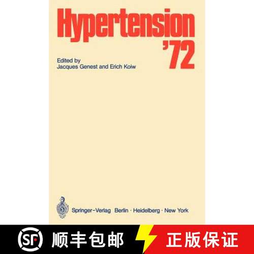 【3-4周达】Hypertension - 1972: Symposium organized by the Clinical Research Institute of Montreal un... [9783540057550]