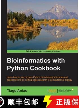 预订 Bioinformatics with Python Cookbook [9781782175117]