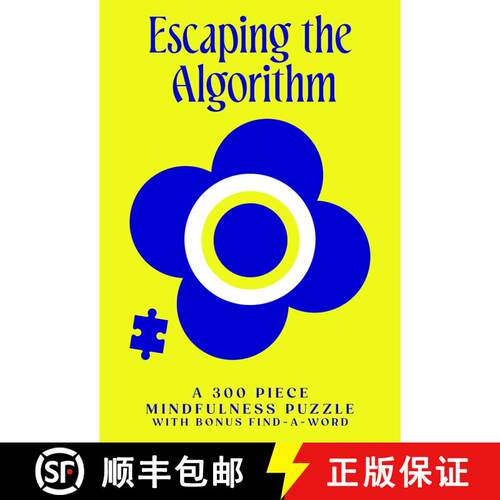 【3-4周达】精装 Hold Your Piece: Escaping the Algorithm: A 300 Piece Mindfulness Puzzle with bonus fi... [9781923208223]