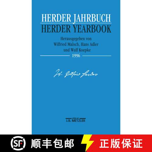 【3-4周达】Herder-Jahrbuch / Herder Yearbook 1996 [9783476014665]