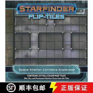 Space 9781640783874 4周达 Expansion Corridors Station Tiles Flip Starfinder