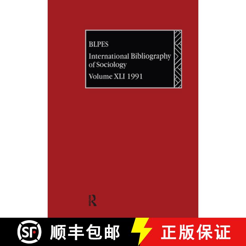 【3-4周达】INTL BIBLIO SOCIOL 1991 VOL 41 [9780415074636]