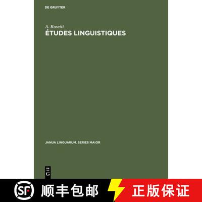 【3-4周达】精装 DEG Études linguistiques [9789027925961]
