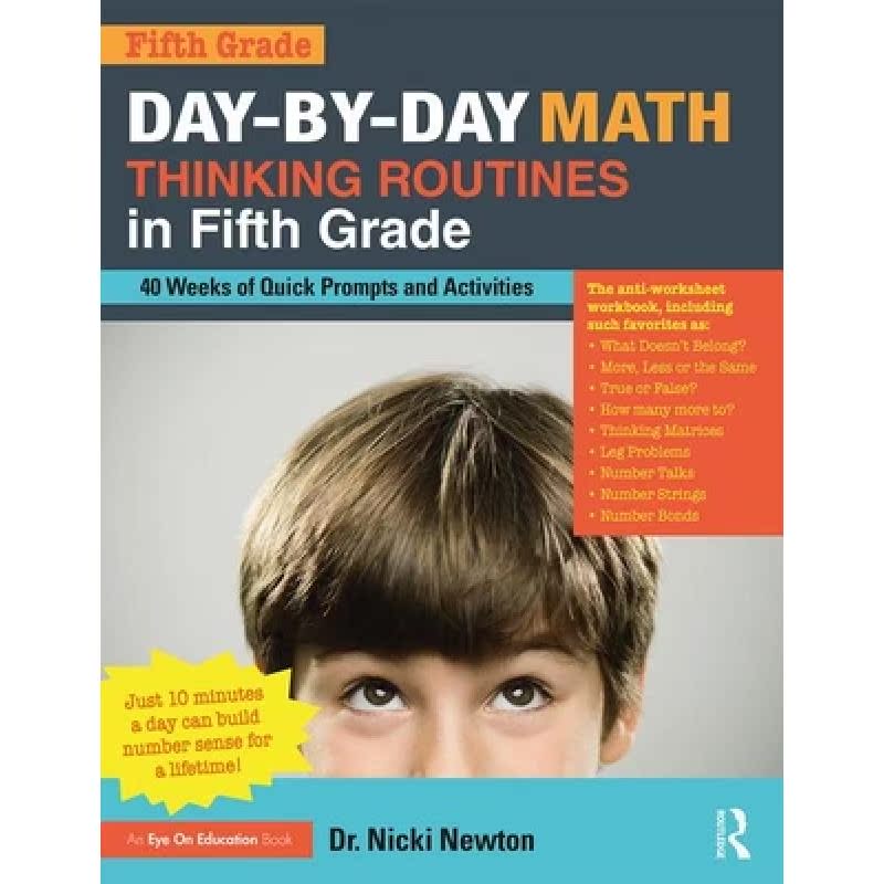 【4周达】Day-by-Day Math Thinking Routines in Fifth Grade: 40 Weeks of Quick Prompts and Activities[9780367901769]