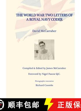 【3-4周达】David's War Volume One - The World War Two Letters of a Royal Navy Coder [9781794787391]