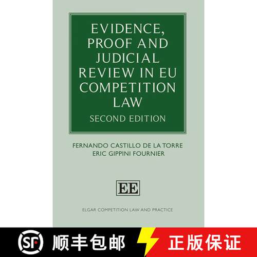 【3-4周达】精装 Evidence, Proof and Judicial Review in EU Compet – Second Edition [9781839108679]