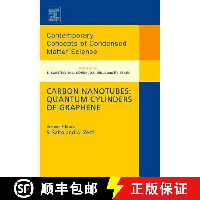 【3-4周达】Carbon Nanotubes: Quantum Cylinders of Graphene: Volume 3 [9780444532763]