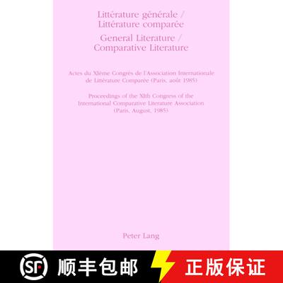 【3-4周达】Littérature générale / Littérature comparée- General Literature / Comparative Literat... [9783261044181]
