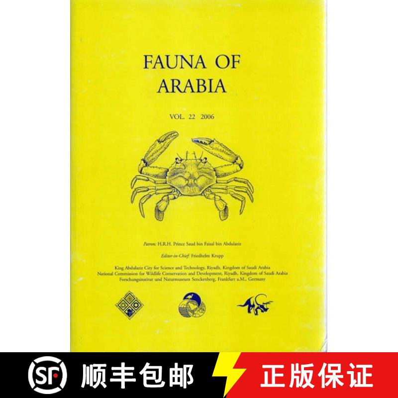 预订 Fauna of Arabia, Volume 22 [9783929907766]