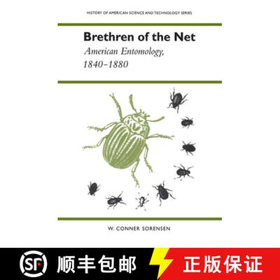 【3-4周达】Brethren of the Net – American Entomology, 1840–1880 [9780817312367]