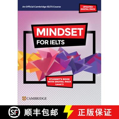 【3-4周达】Mindset for Ielts with Updated Digital Pack Level 3 Student's Book with Digital Pack [9781009280310]