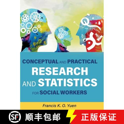 【3-4周达】精装 Conceptual and Practical Research and Statistics for Social Workers [9781516576531]