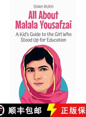 【3-4周达】All About Malala Yousafzai: A Kid's Guide to the Girl Who Stood Up for Education [9798230293859]