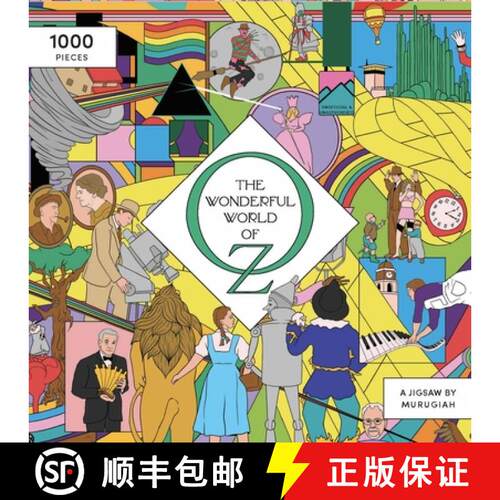 【3-4周达】The Wonderful World of Oz 1000 Piece Puzzle: A Movie Jigsaw Puzzle [9781913947170]