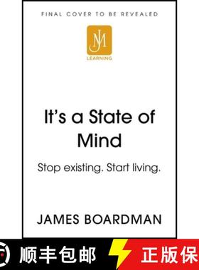 【3-4周达】It's a State of Mind: Stop Existing. Start Living. [9781529309287]