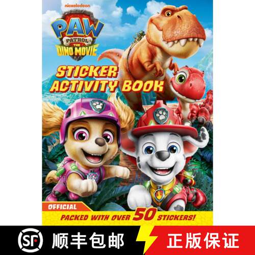 【3-4周达】PAW Patrol: The Dino Movie Sticker Activity Book [9780008755867]