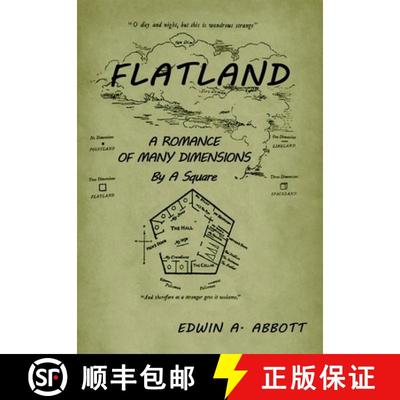 【3-4周达】Flatland: A Romance of Many Dimensions [9781636378800]