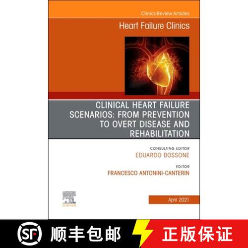 【3-4周达】精装 Clinical Heart Failure Scenarios: From Prevention to Overt Disease and Rehabilitation... [9780323795869]